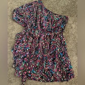 Lilly Rose Colorful One-Shoulder dress